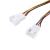 Καλώδιο No brand Y-Splitter For fan 4PIN to 2x4PIN 0.3m Πολύχρωμα