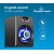 Powertech Ηχεία Crystal sound 2x 3W 3.5mm μαύρα