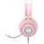 Marvo HG8936 Over Ear Gaming Headset with Connection 2x3.5mm / USB Pink