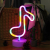Διακοσμητική λάμπα led - Music Note
