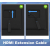 Powertech Αντάπτορας HDMI 4K/60Hz 0.10m Μαύρος CAB-H167